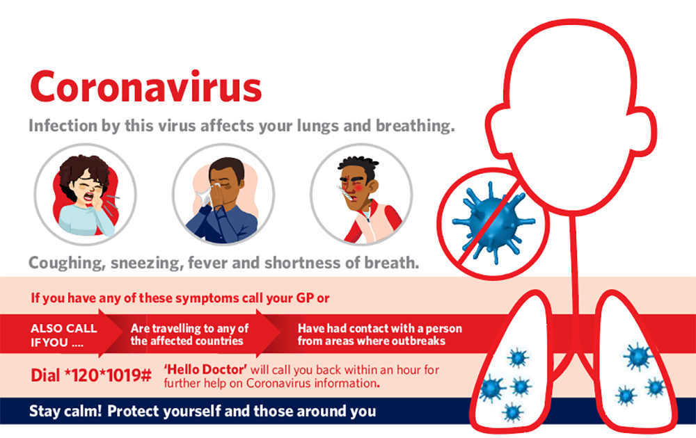 Coronavirus – Stay calm! Protect yourself and those around you